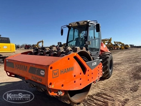 Used HAMM Compactor in yard